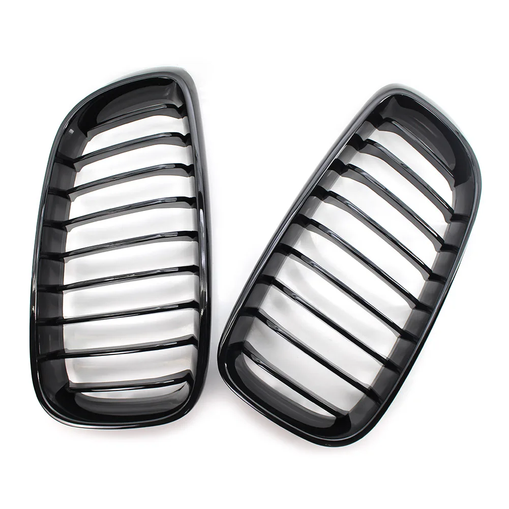 3-й серии глянцевая черная автомобильная передняя решетка для почек гоночные
