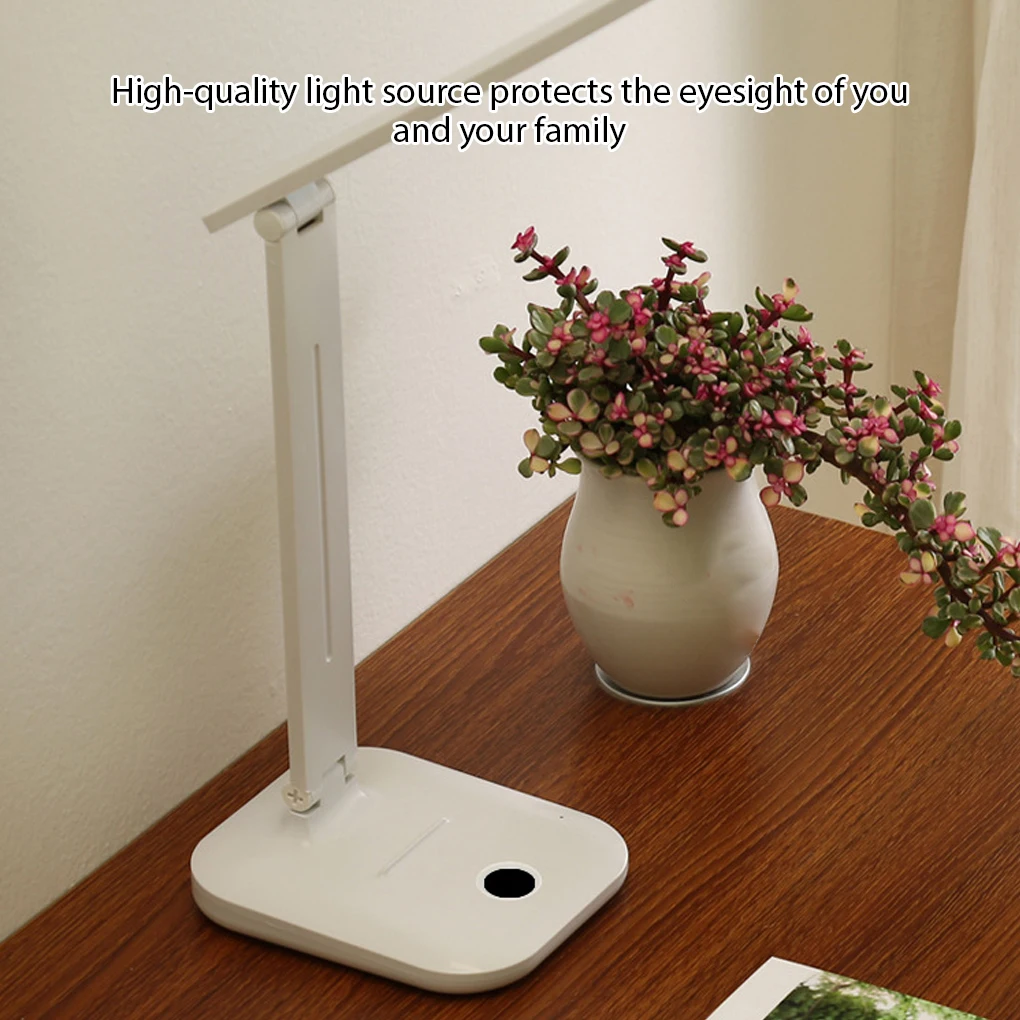 

Table Lights Reading Bright Adjustable DC5V USB Desk Lamps Flashless Lighting Phone Holder Dormitory Without Battery
