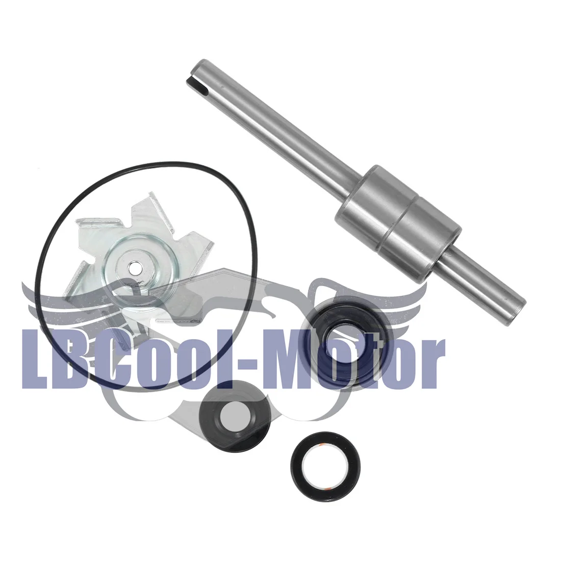 Фото Ремонтный комплект водяного насоса для мотоцикла Honda VFR800 2002-2009 2003 2004 2005 2006 2007 2008 19200-MCW-000, набор уплотнительных прокладок и О-рингов. №2