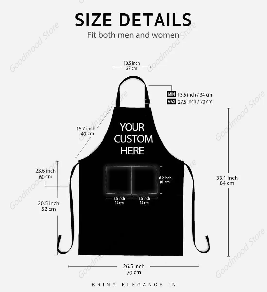 Парикмахерский фартук для ресниц в виде единорога салона косметологии ногтей