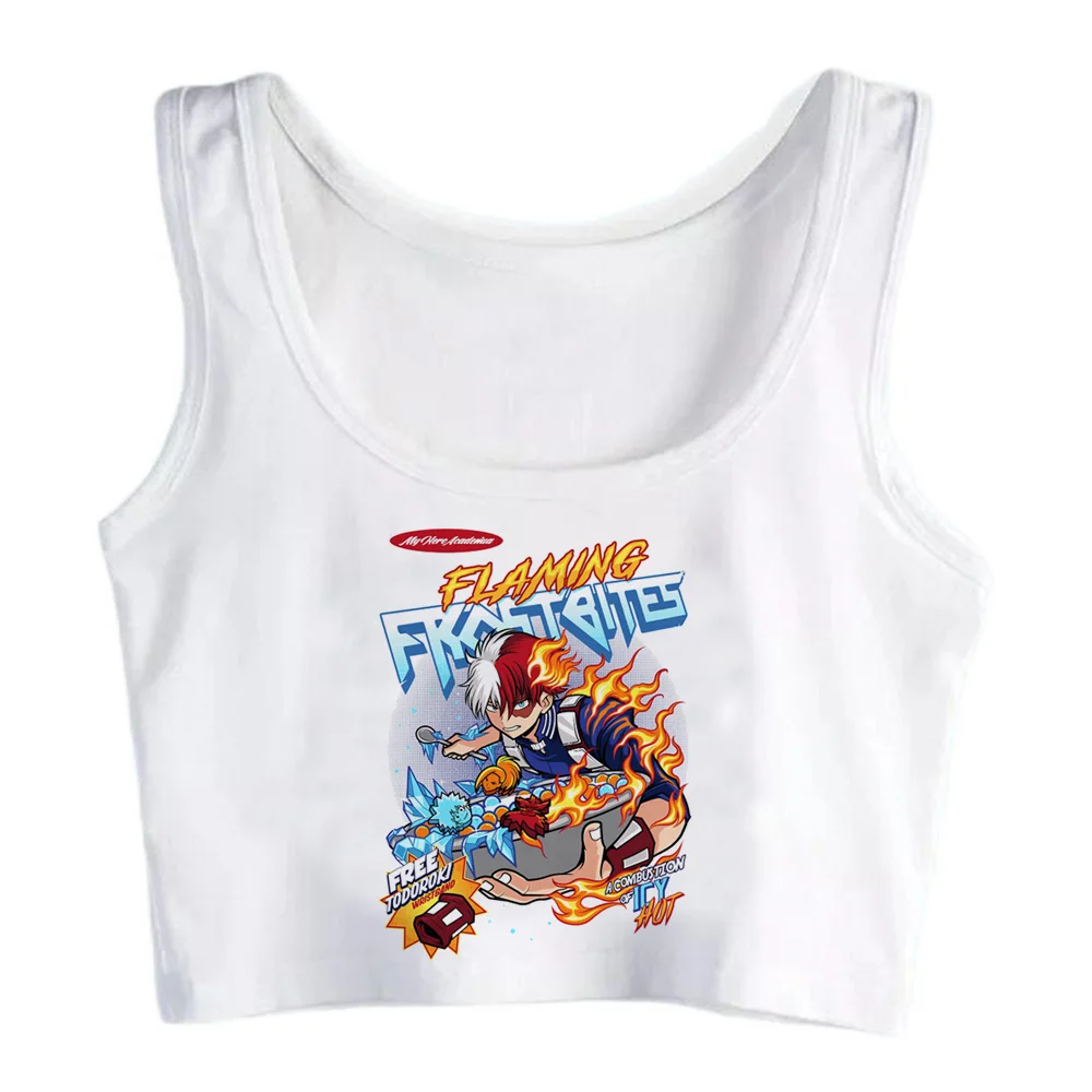 

My Hero Academia tank top graphic aesthetic trashy crop top Woman fairycore korean fashion 2000s tshirt