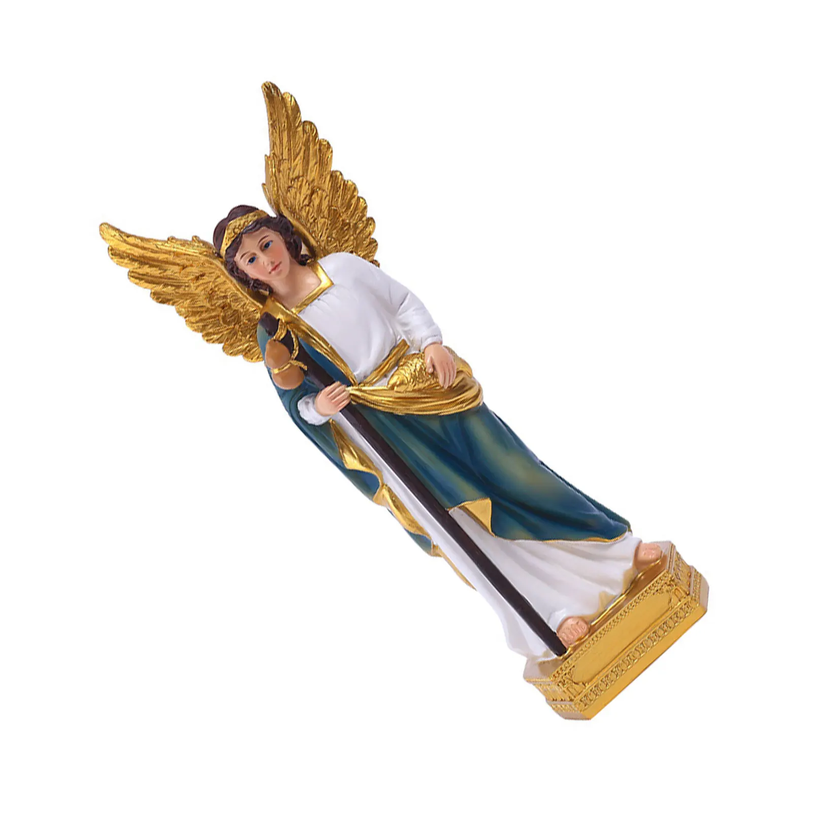 

Saint Figurine Finely Polished Lifelike Carved for Easter Christmas Gifts