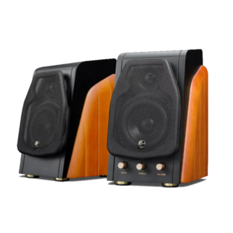 

HIVI M240 Bluetooth 4.1 Active Speaker Compact Hi-Fi Bookshefl Speaker Bluetooth APT-X 4.1 4" mid-bass 56W