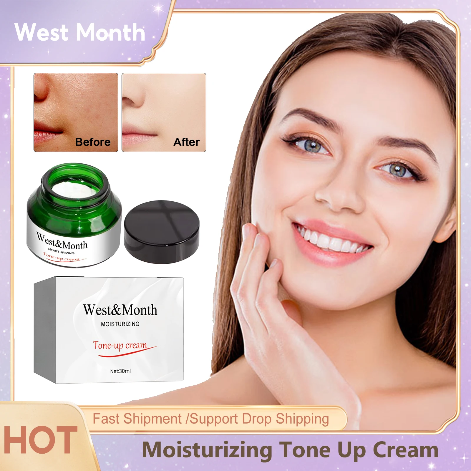 

Moisturizing Tone Up Cream Liquid Foundation Waterproof Lasting Makeup Full Coverage Concealer Oil Control Brightening Cosmetics