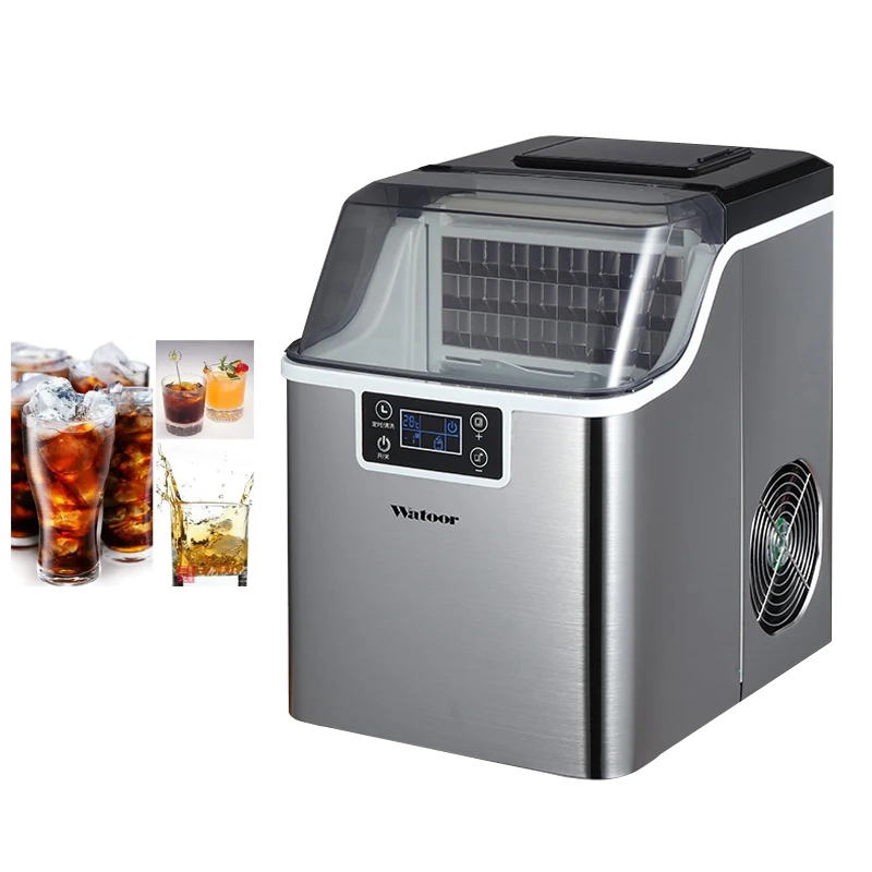 

Ice Machine Home KTV Bar Mini Desktop Ice Manufacturing 220V Countertop Ice Maker