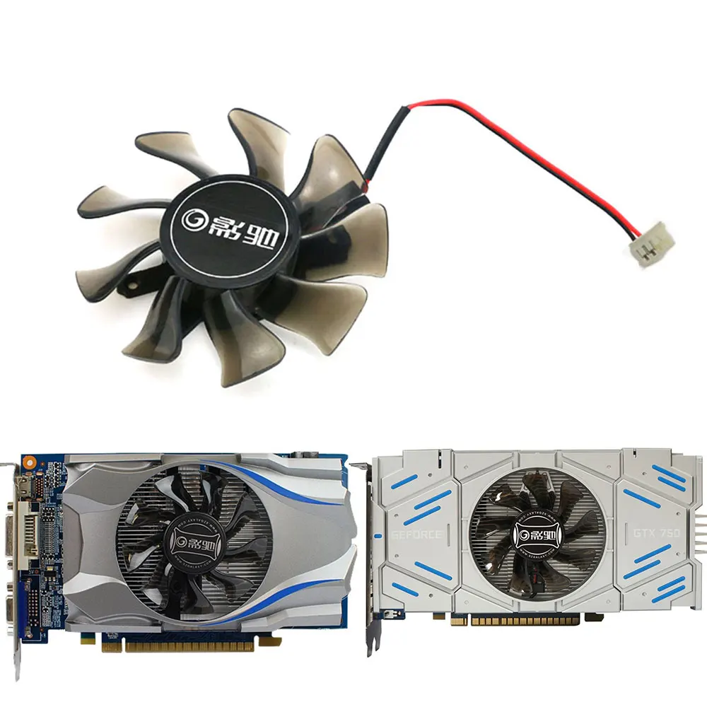 

NEW 75MM 4PIN GA8202M GTX 650 650TI GPU Fan，For GALAXY GTX 750 740 730 720、GTX 650TI 650 640 630 Graphics card cooling fan