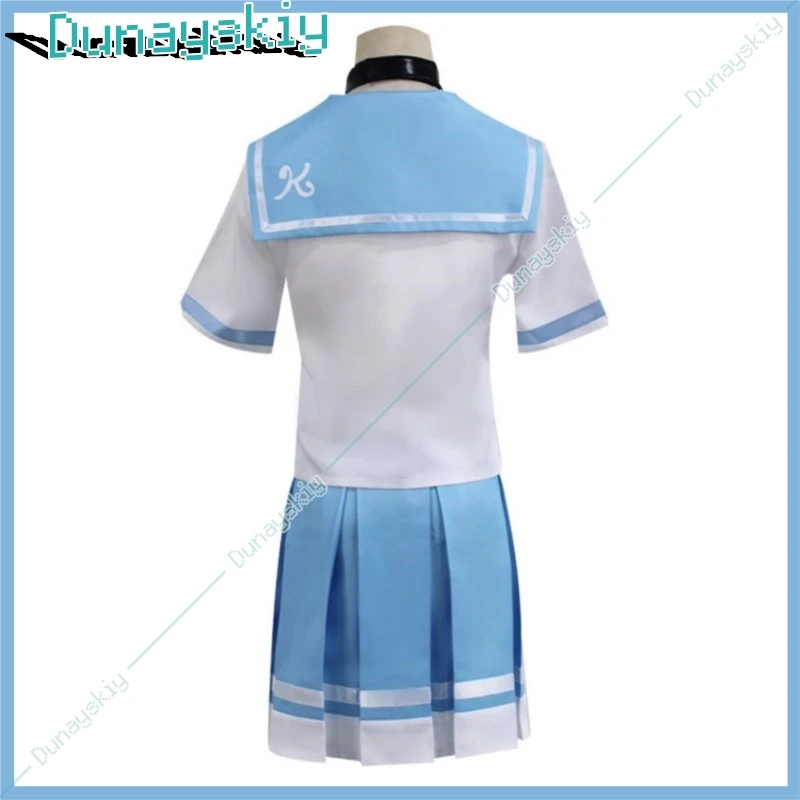 Аниме хибайк! Костюм для косплея Euphonium Liz Und Ein Blauer отогнутый касаки Nozomi Mizore