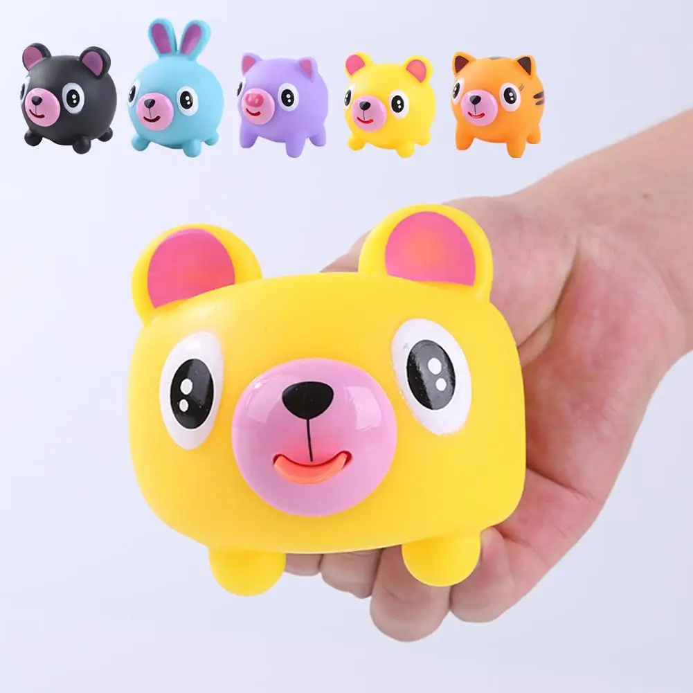 

Милые говорящие животные, сжимаемые игрушки с языком, милые Новые экзотические животные, декомпрессионные вентиляционные игрушки для детей, антистресс D3U5