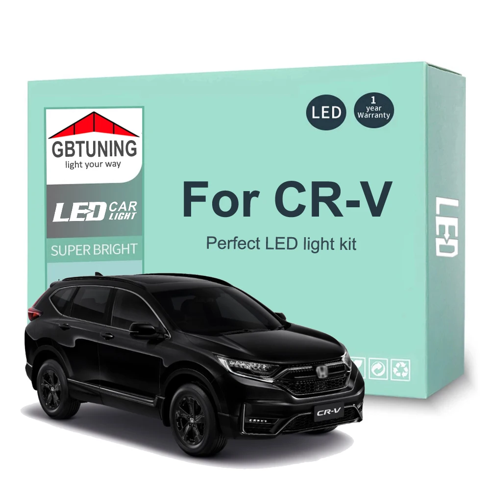 

Комплект светодиодных ламп для внутреннего освесветильник для Honda CR-V CRV 1995-2015 2016 2017 2018 2019 2020 автомобильный купол для чтения лампа багажника ...