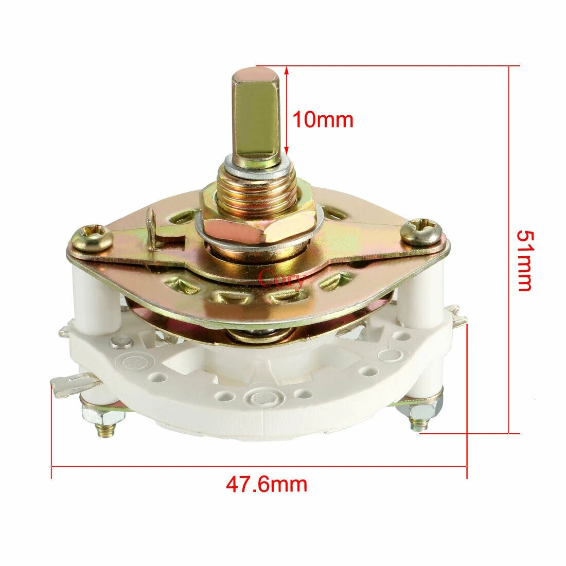 1 шт. выбираемый 1-дековый диапазон каналов поворотный переключатель 1P6T 2P5T 1P7T 4P2T