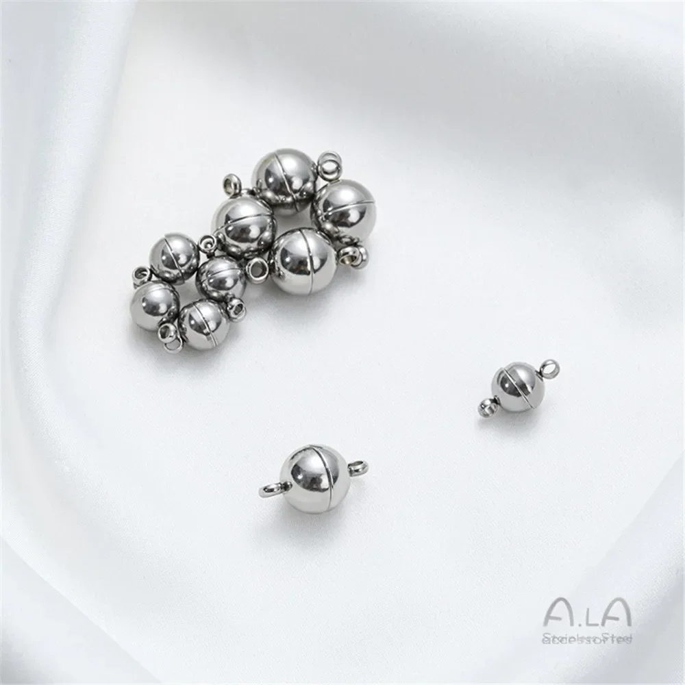 Магнитная пряжка из титановой стали невыцветающая магнитная круглая