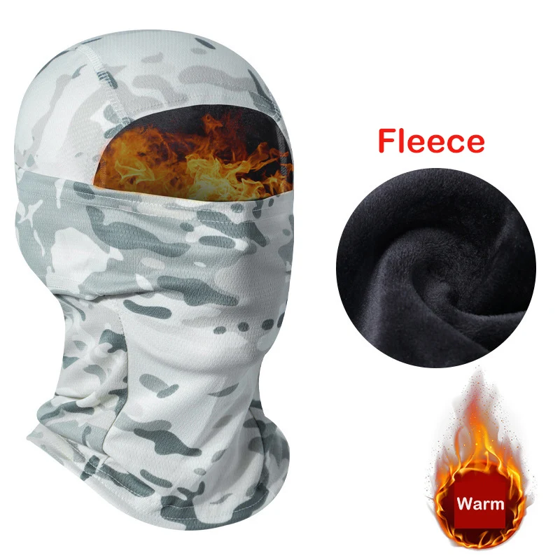 

Winter Tactical Balaclava Warm Fleece Cycling Full Face Mask Military Hunting Hiking Skiing Scarf Windproof Airsoft Camo Hats