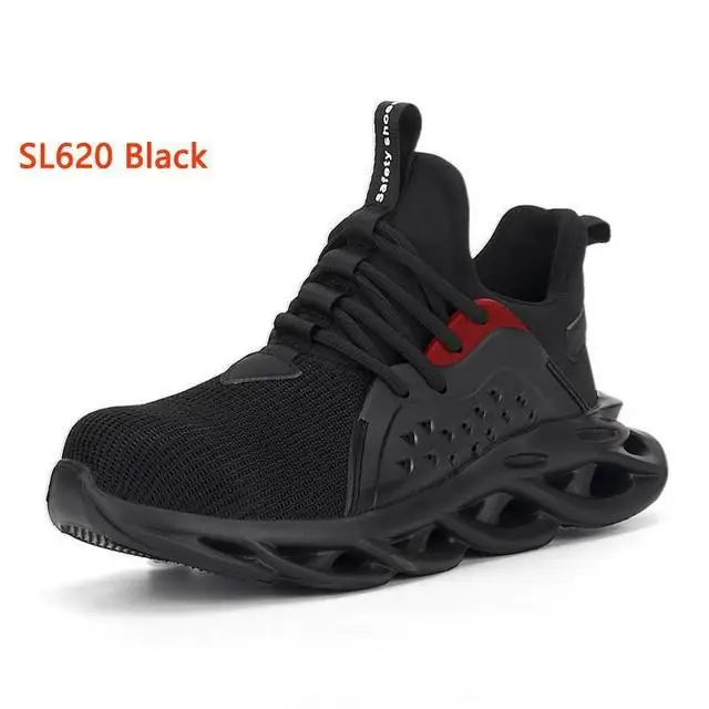 

Защитная обувь на все сезоны, дышащая безопасная обувь, плетеная, ударопрочная и стойкая к проколу, защитная обувь