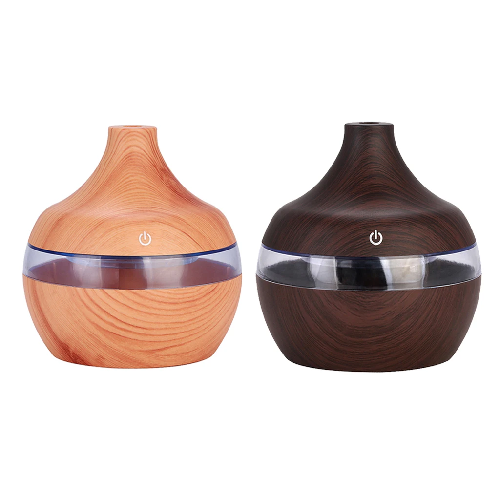 

Домашний офис 300 мл USB Электрический арома-диффузор воздуха деревянный ультразвуковой увлажнитель воздуха Эфирное масло ароматерапия холодный туман