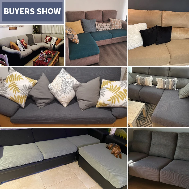 Чехол для углового дивана Meijuner однотонный эластичный съемный стула декоративная