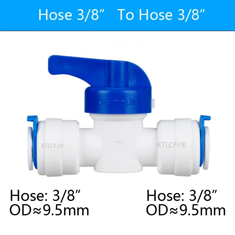 

Пластиковый шаровой кран Reveser Osmosis 1/4" 3/8"