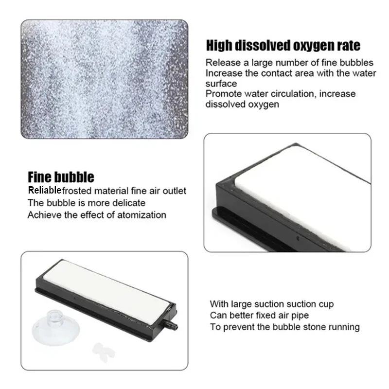 Аквариумный пузырьковый насос 10/20/30 см каменный для свежего воздуха аксессуары
