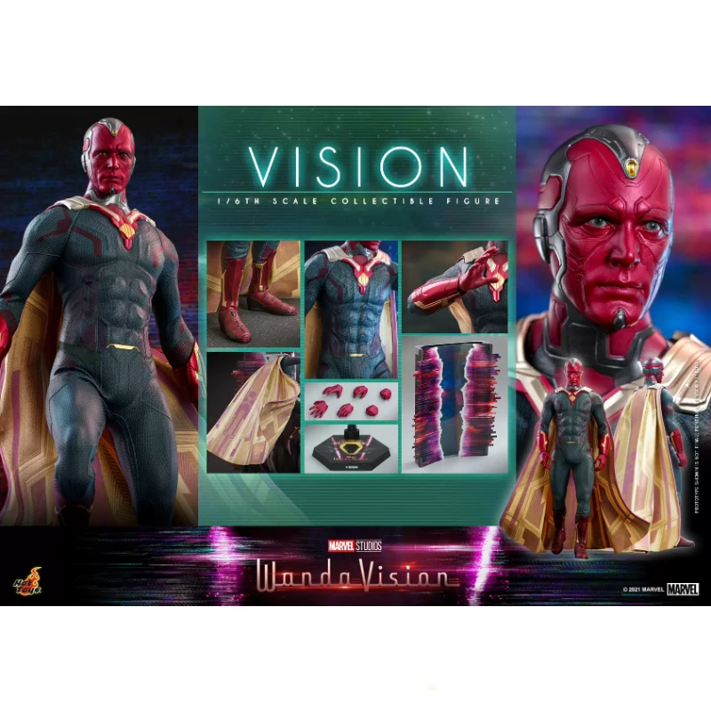 

In Stock HOTTOYS HT 1/6 TMS037 Wanda Vision Marvel Action Figure Toy Gift Model Collection Hobbies