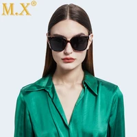 mx upscale fashion foldable polarized sunglasses men women vintage portable folding tr90 frame sun glasses with box w7501