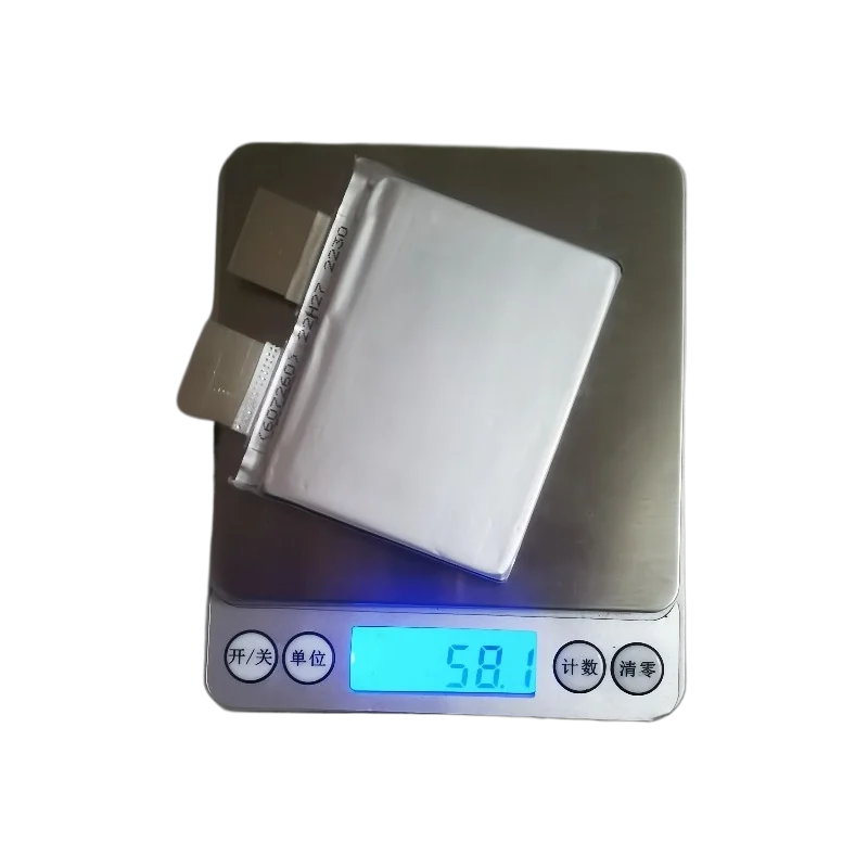 Фото 1/2 шт. Высокотоковая литиевая батарея 607260 3.7V 2150mAh, скорость разряда 60C-120C, большая емкость для аварийного запуска автомобиля и питания №4