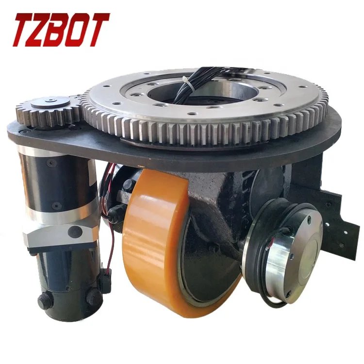 TZBOT automatic guided cart motor drive wheel with gearbox for paper industry TZ10-D05S02