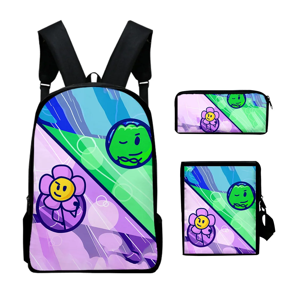 Молодежный Jacknjellify Battle for Dream Island с 3D принтом 3 шт./компл. дорожные сумки рюкзак для