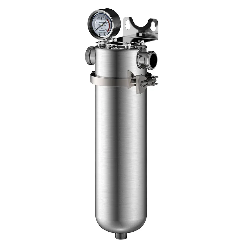 

15000L new 304 stainless steel pre-filter whole house large flow clamp commercial home tap water purifier