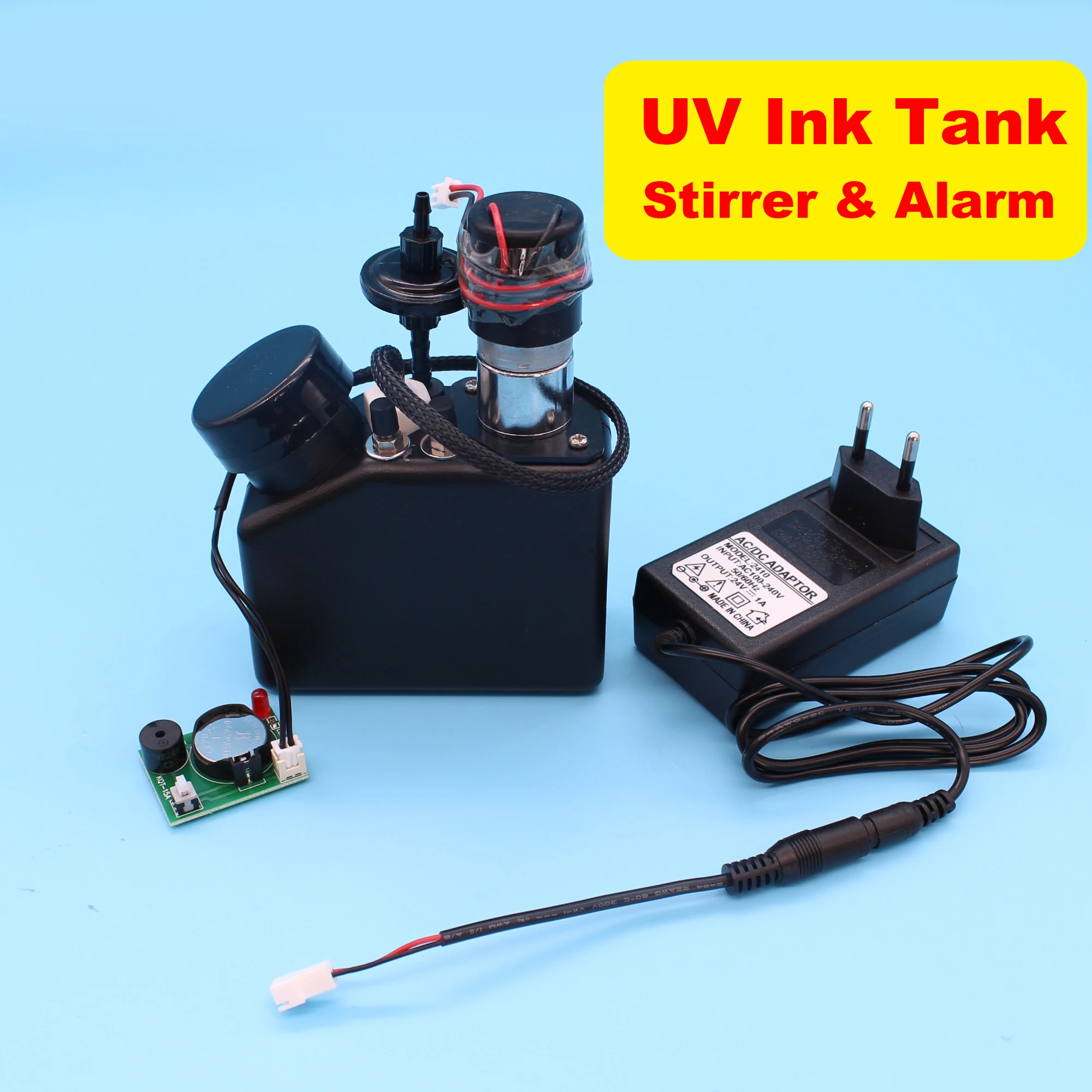 Резервуар для УФ-чернил белый резервуар чернил с мешалкой воздушным фильтром