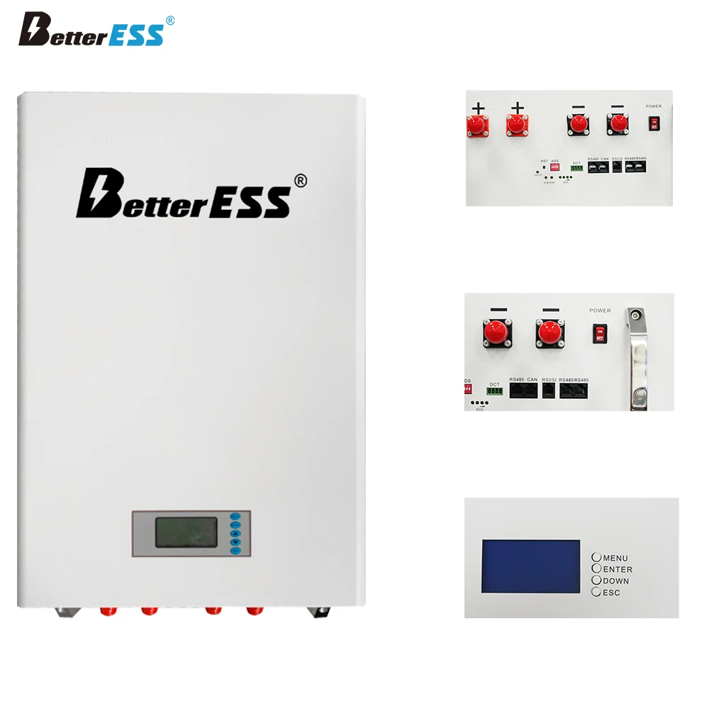 Литий-железо-фосфатный встроенный монитор BMS CAN RS485 ЕС США 48 В 200 Ач