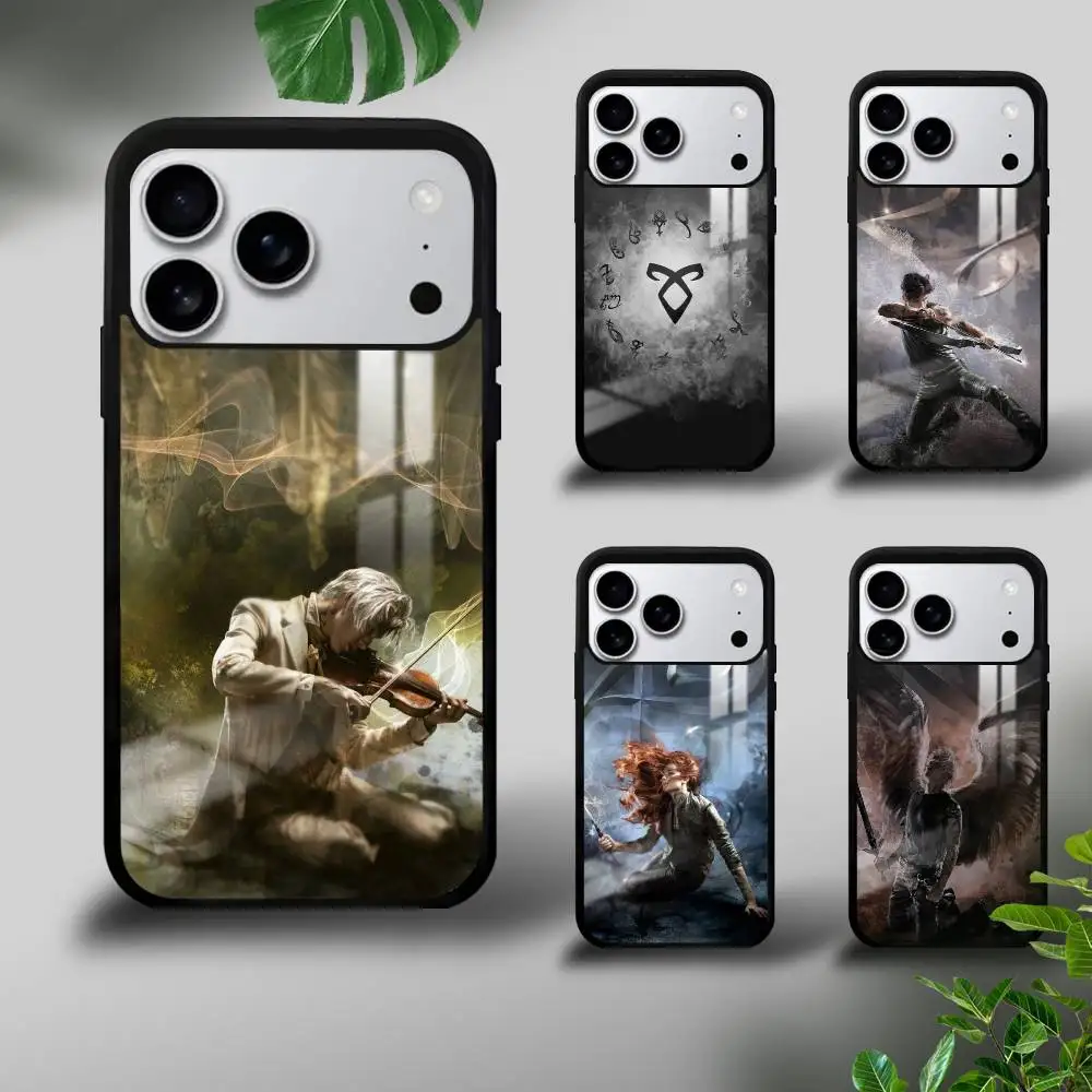 Фото Чехол для телефона Game S-Shadowhunter RuneS для IPhone 16, 15, 14, 13, 12, 11 Pro Max Plus Mini Plus, жесткая зеркальная поверхность, защита Funda №1