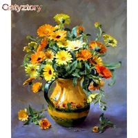 gatyztory painting by numbers original gifts paintings on number daisy flowers paint by numbers for adults diy crafts home decor