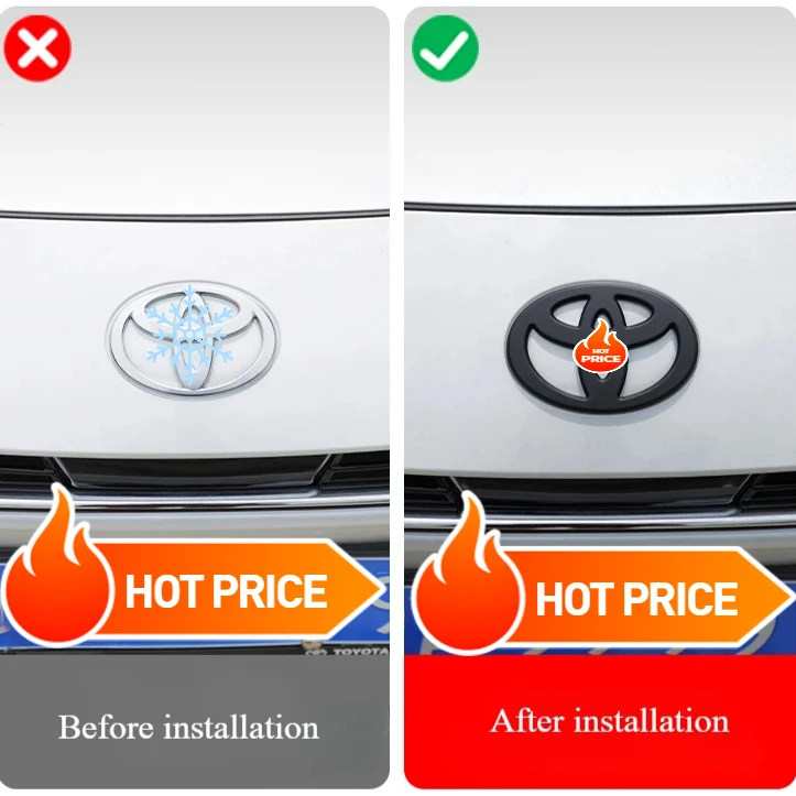Для автомобиля Camry девятого поколения 2024 глянцевый черный матовый логотип