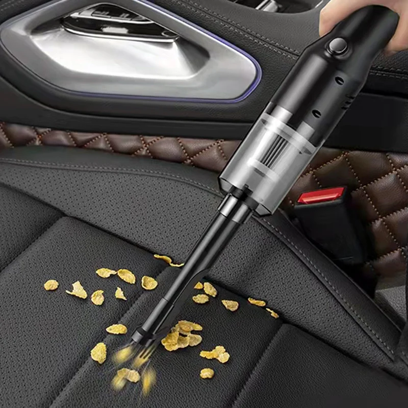 

Super Suction 12000pa 120w Handheld Vacuum Cleaner Type C Rechargeable for Car Office Wet and Dry Carpet Pet Hair Dust Catcher