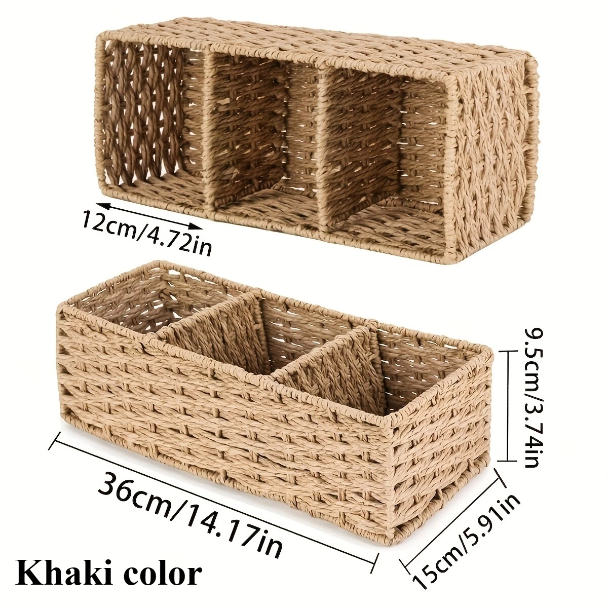 

Корзина для хранения из бумажной веревки