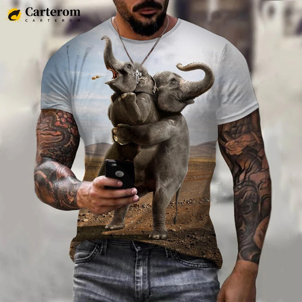 2022 Popular Novelty Funny Animal Pig Cows Series 3D T-shirt Men Women Fashion Casual Short Sleeve Harajuku Streetwear Tops |