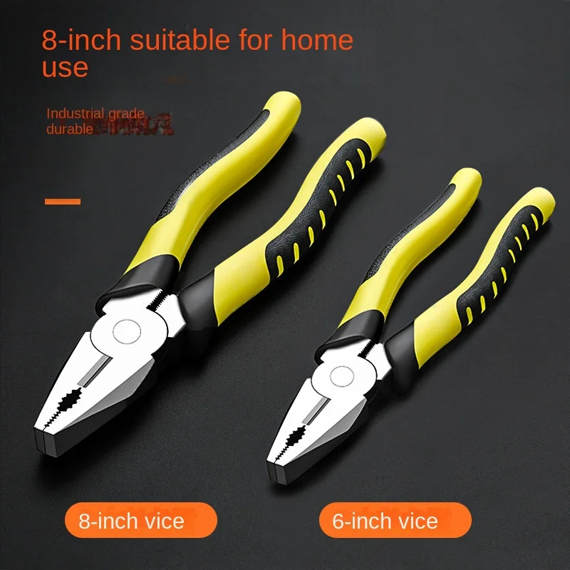 

Tiger Pliers Multi-Functional Wire Cutter Wire Stripper Pointed Pliers Electrician Dedicated Scissors Steel Wire Diagonal Pliers