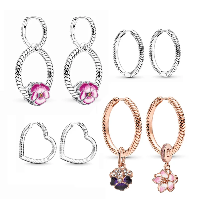 

Женские круглые серьги из серебра 2022 пробы