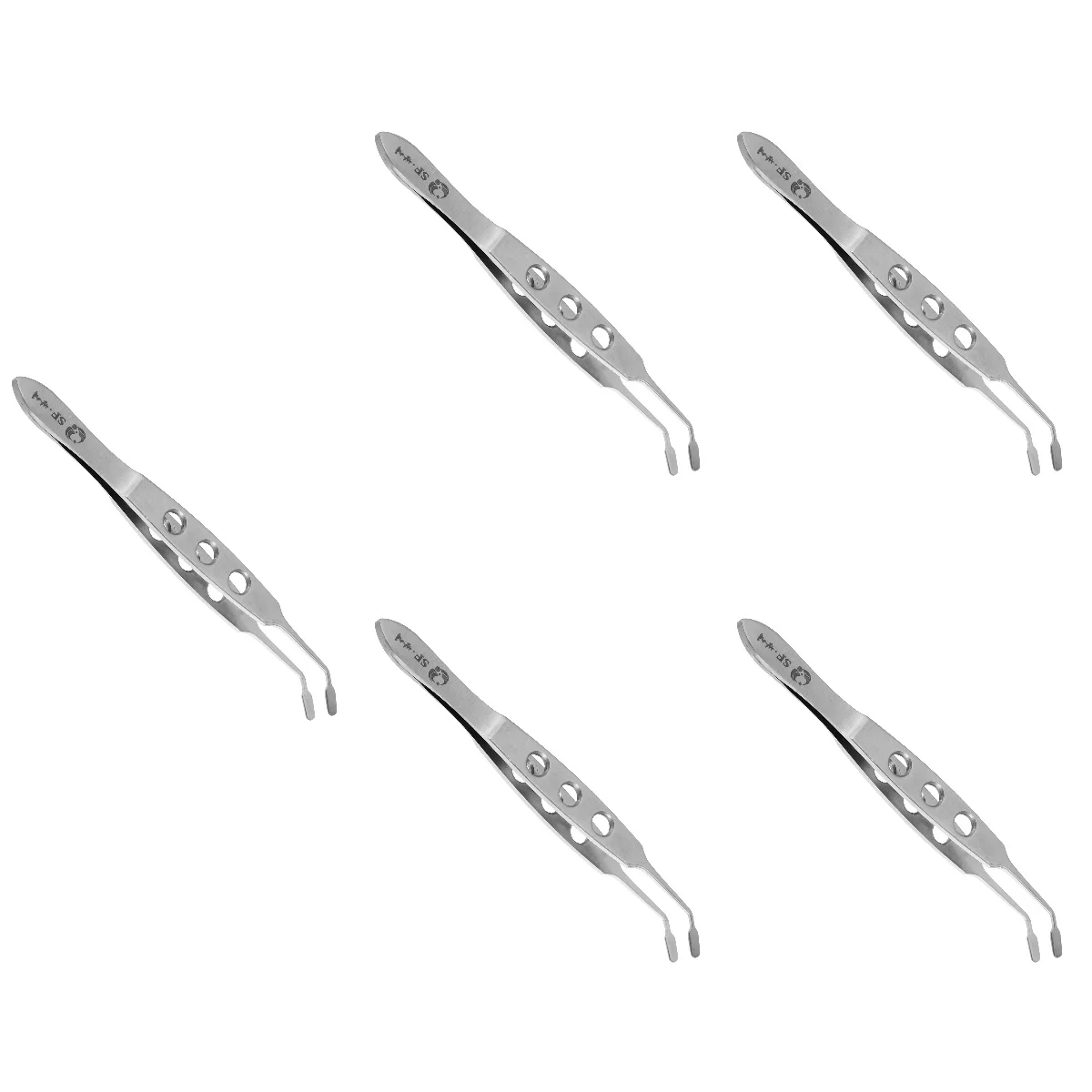 

5pcs Stainless Steel Arita Tauber Meibomian Gland Expressor Forceps
