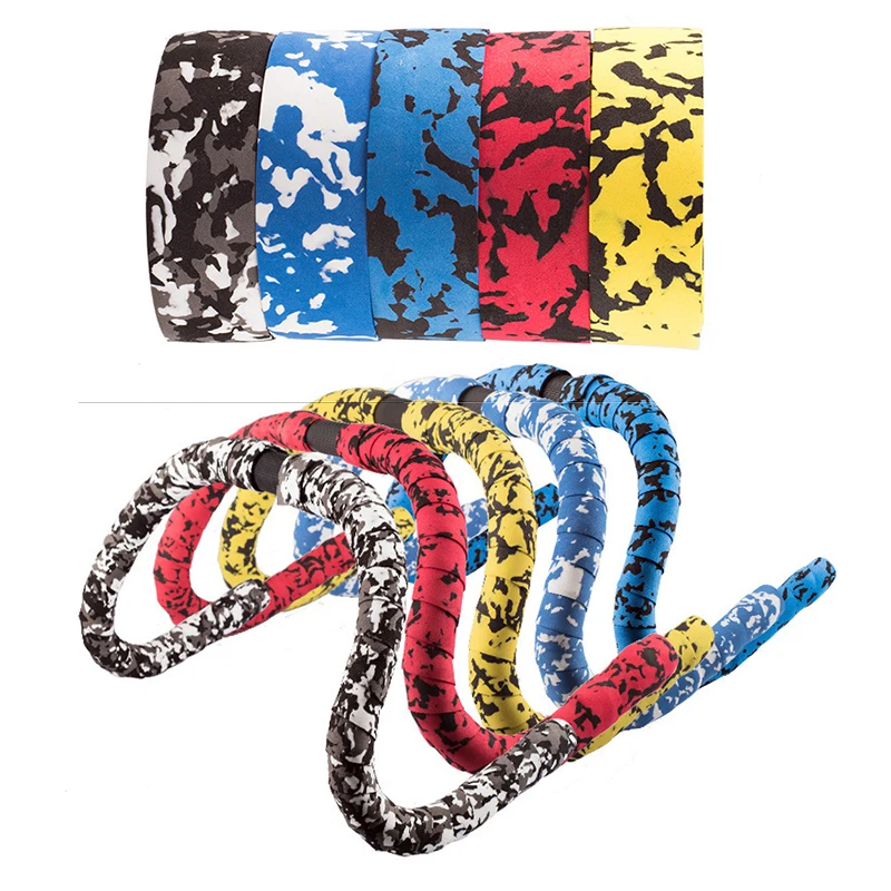 

2PCS Bicycle Handlebar Tape Eva Grips Sponge Bike Handle Grip Tape Cycling Anti-slip Handlebar Bar Tape Raod Bike Accessories