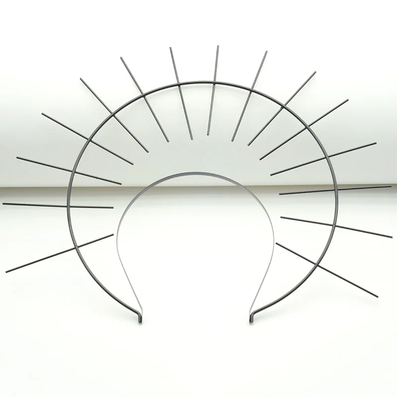 Обручи для волос двухслойные из металлической проволоки 5 шт. |