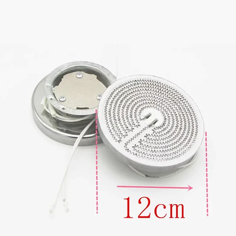 

1 шт., 1000 Вт, 220 В, элемент горелки для мини-солнца, электрический нагреватель, параболический электрический нагреватель, алюминиевая пластина из углеродного кристалла