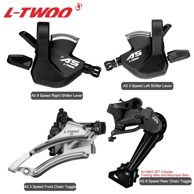 

LTWOO A5 3X9 Speed Derailleurs Groupset 9V Transmission Suit for Moutain Bike Shifter Lever for MTB Folding Bicycle Parts