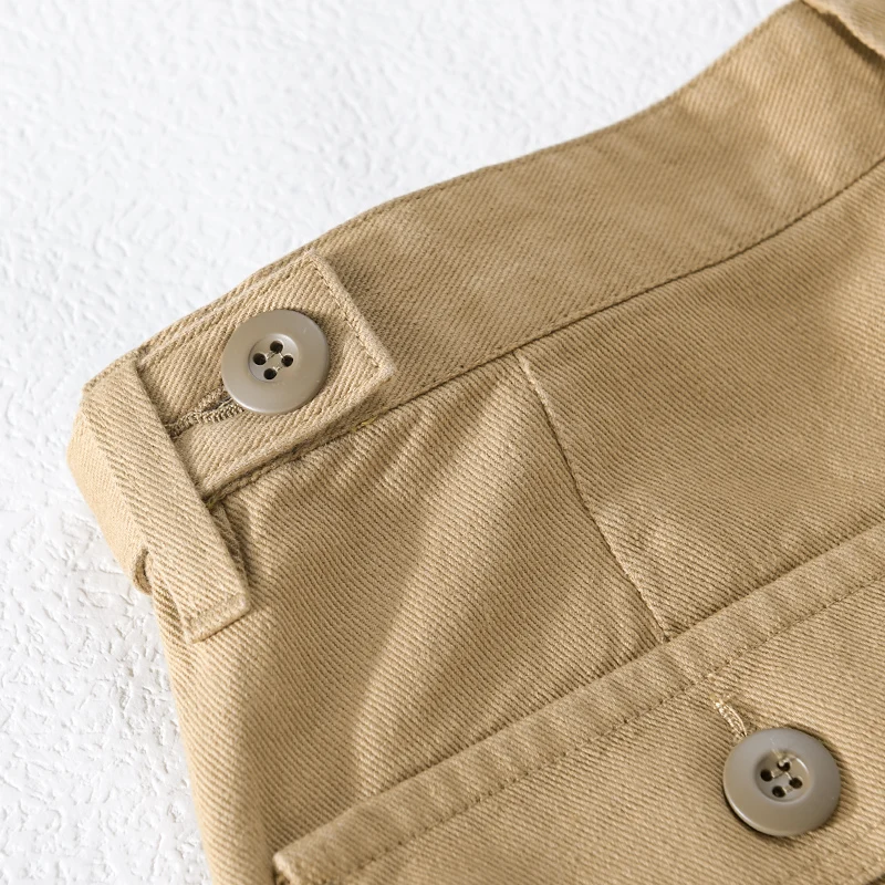 Шорты мужские рабочие из чистого хлопка Стильные Простые повседневные