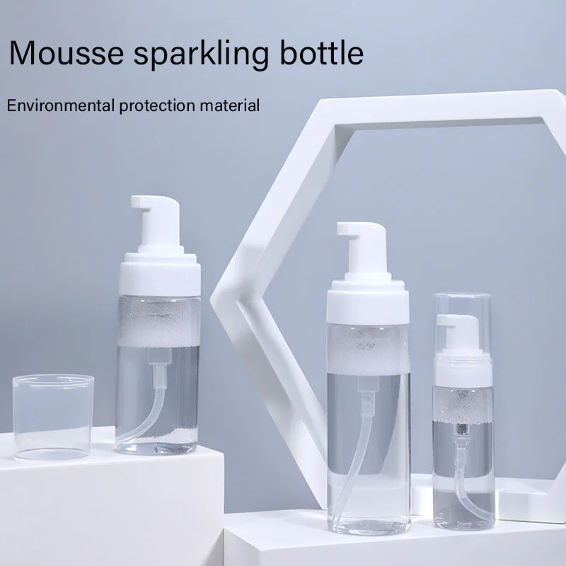 

Emulsion Shampoo Mousse Foaming Bottle Refillable Empty Bottles Portable Travel Cosmetic Sub-bottling Liquid Dispenser Container