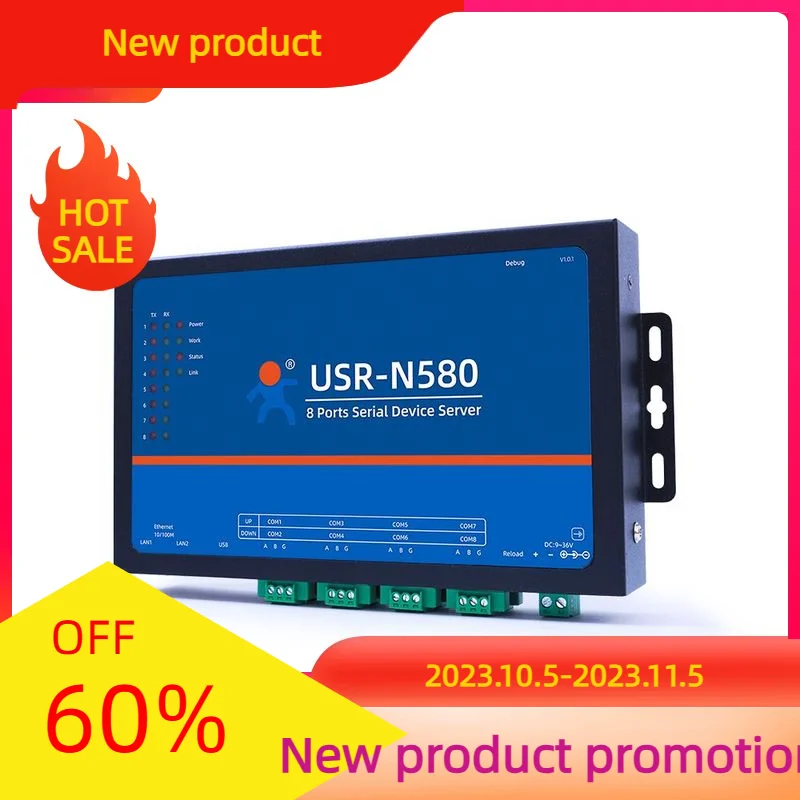 

8 портов RS485, последовательный Ethernet-конвертер, IOT сервер шлюза Modbus RTU в Modbus