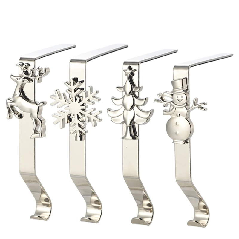 

Рождественские держатели, Нескользящие вешалки для чулок, легкий вес P15F