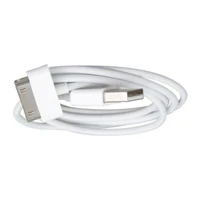 500pcs 1M USB Cable Fast Charger 30 Pin Charge Adapter Cables Charging for iPhone 4 4s 3GS IPad 2 3 IPod Nano Itouch Data Cord