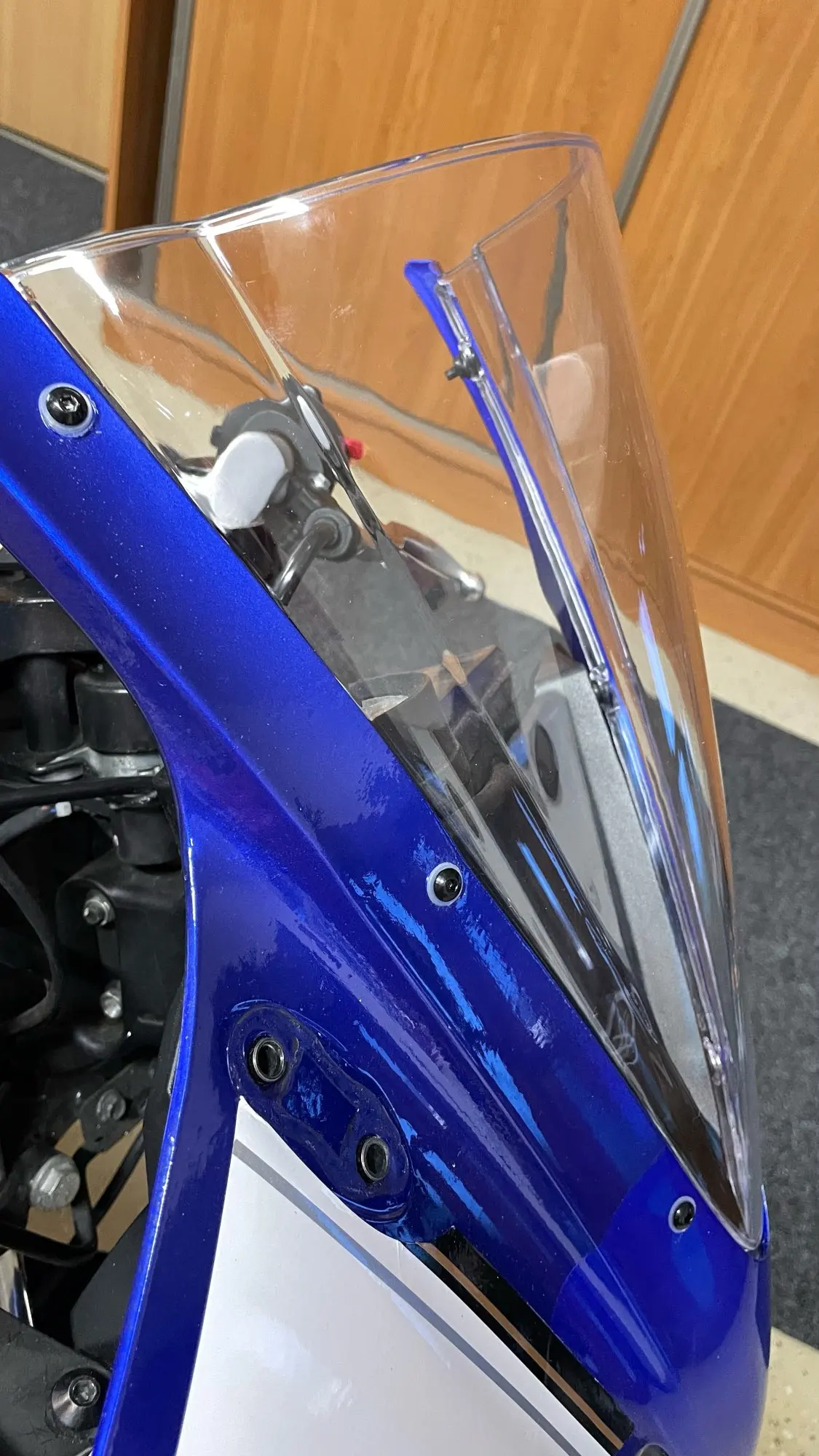 

R125 Двойное лобовое стекло с пузырьками для 2008 2009 2010 11 12 2013 2014 2015 2016 2017 2018 Yamaha YZF-R125 YZF R125
