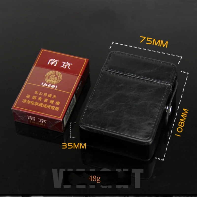 1 коробка простой чехол из искусственной кожи 20 шт./упак. толстый портсигар со