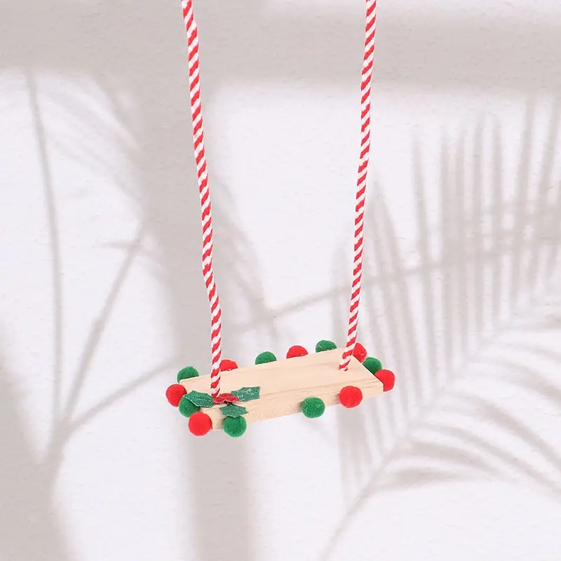 

1 шт., 1:12 миниатюрные качели для кукольного домика